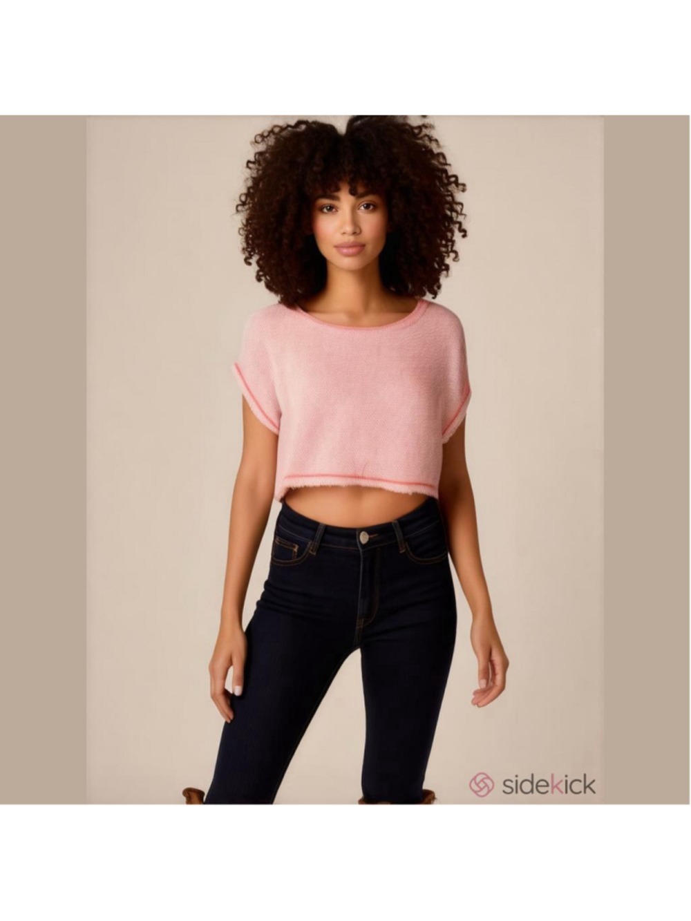 BDG knit crop top size small